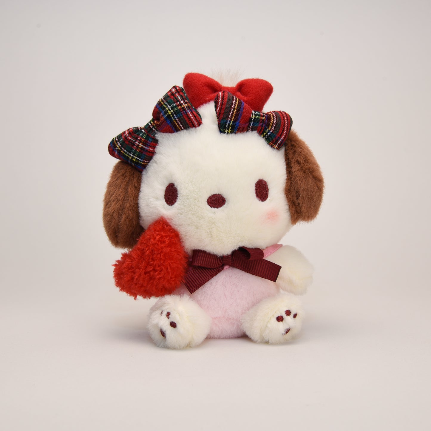 Pochacco Plush Mascot - Ribbon Love