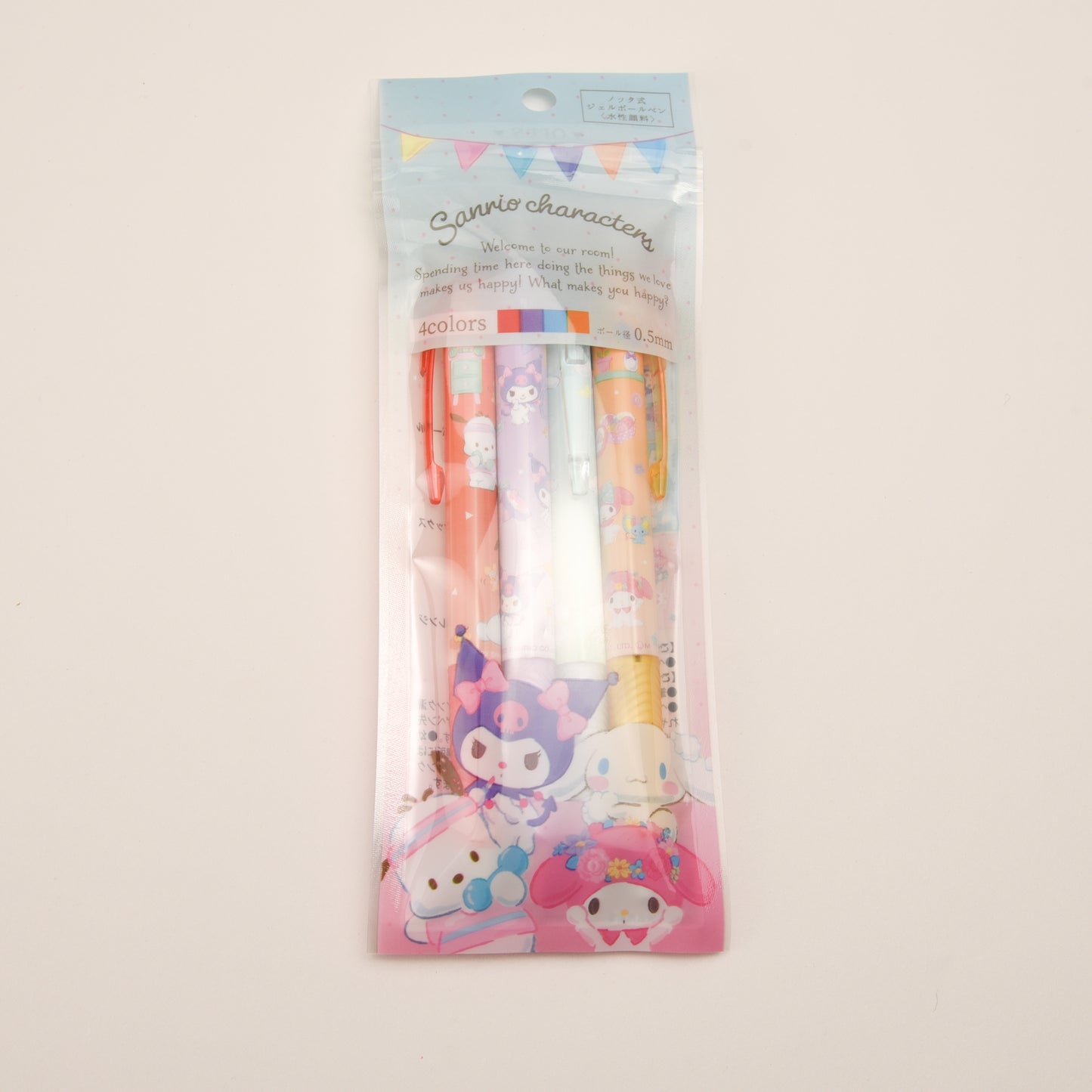 Sanrio Gel Pen 4 Pack