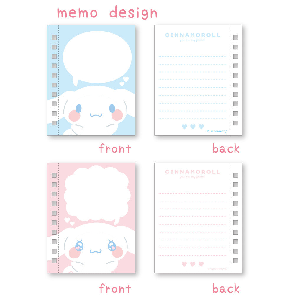 Cinnamoroll Mini Ring Memo Pad with Window